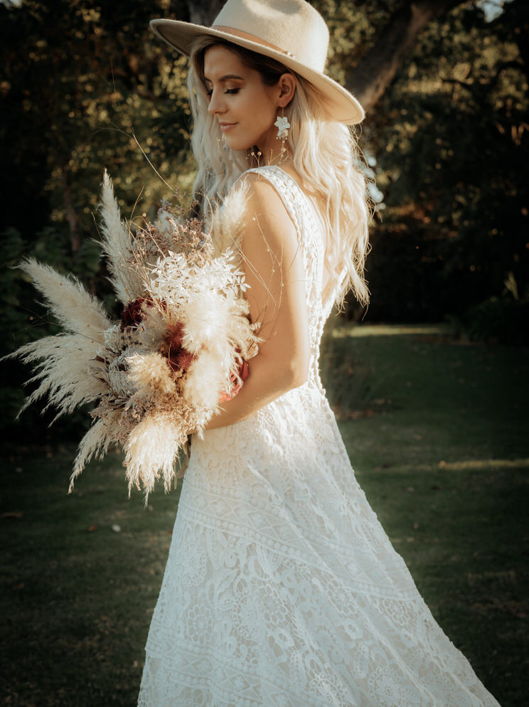 Lupita Bohemian Lace Wedding Dress